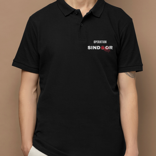 Operation Sindoor Polo T-Shirt Premium Cotton | Unisex