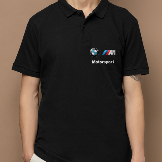 BMW Motorsport Polo T-Shirt – Premium Cotton | Unisex